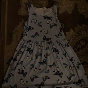 Blue butterfly H&M summer dress